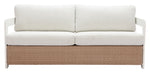 Gelo - Outdoor Sofa - White / Brown