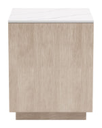 Tidecrest - Side Table - White / Light Brown