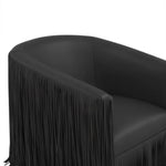 Shag Me - Vegan Leather Swivel Chair