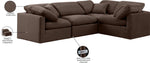 Indulge - Velvet 4 Piece Modular Corner Sectional