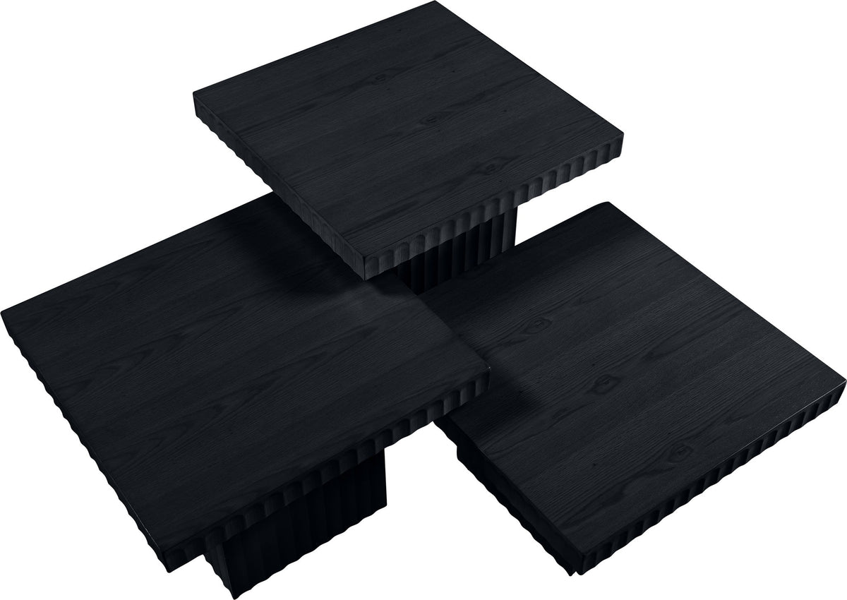 Spencer - Oak Veneer 3 Piece Coffee Tabl