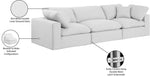 Comfy - Linen Modular Sofa 3 Seats