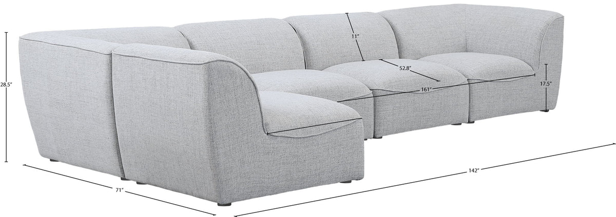 Miramar - 5 Piece Modular Sectional