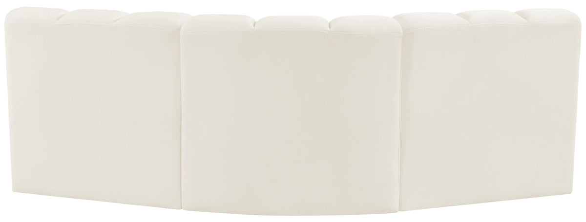 Arc - Velvet 3 Piece Modular Corner Sofa