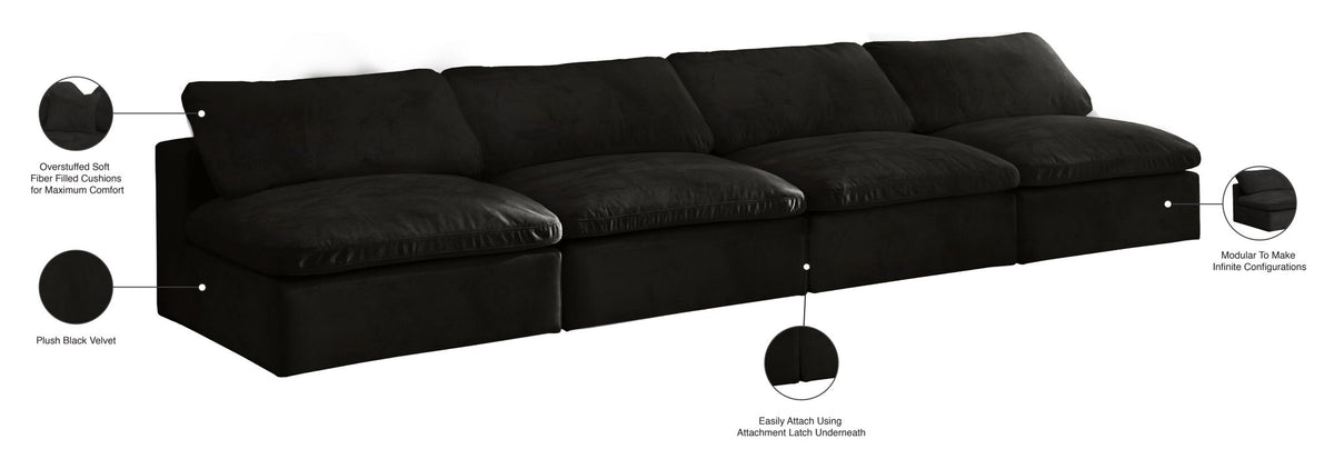 Cozy - Modular Armless 4 Seat Sofa