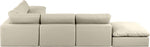 Comfy - 7 Piece Faux Leather Modular Corner Sectional