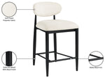 Riccio - Stool - Black Frame