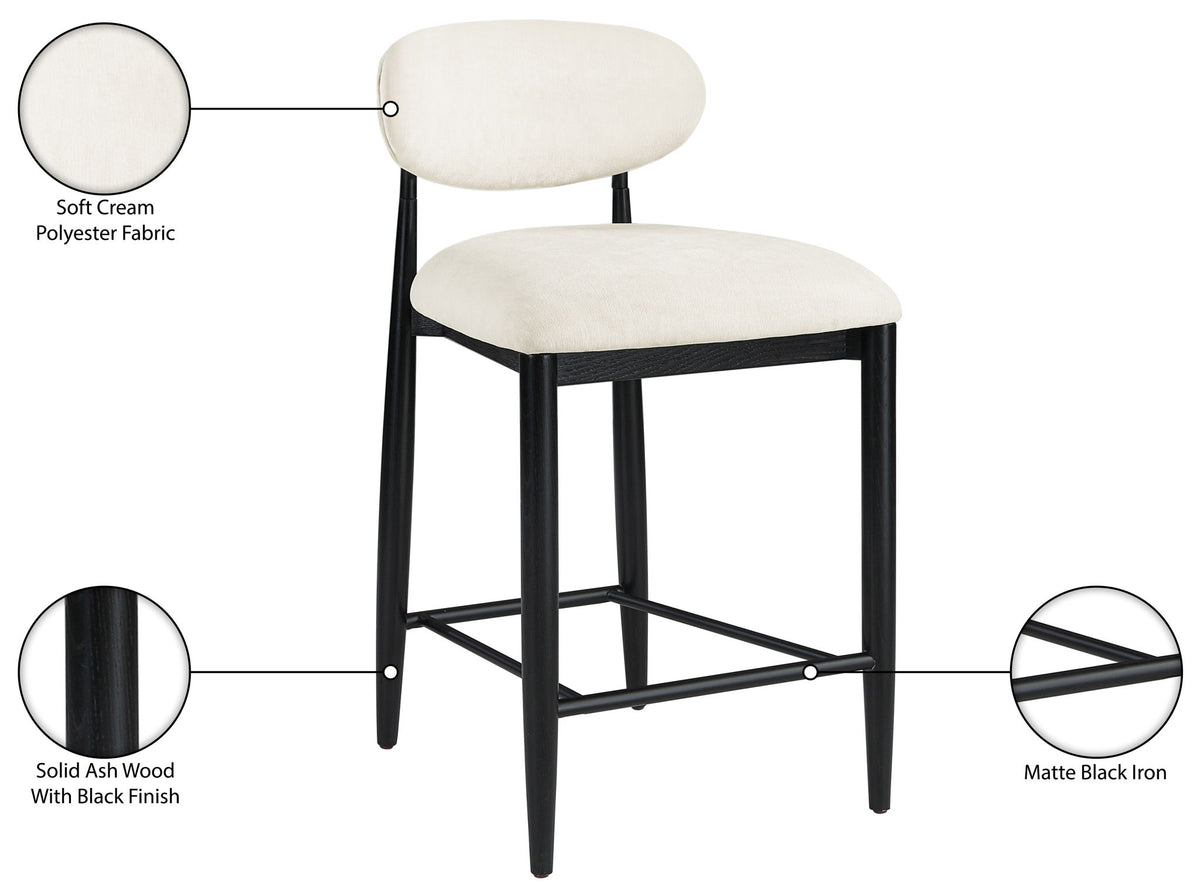 Riccio - Stool - Black Frame