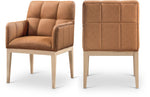 Adrian - Dining Arm Chair (Set of 2) - Light Brown Legs