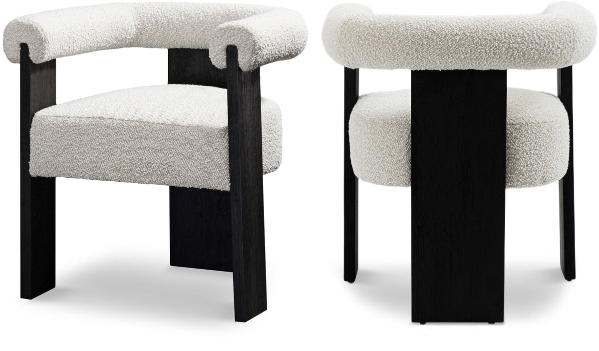 Barrel - Dining Chair - Black Legs