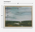 The Path Of The Water - Framed Print