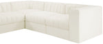 Rummi - Velvet Performance Fabric Upholstered 10 Piece Modular Sectional