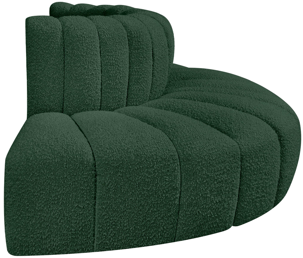 Arc - Boucle Fabric 4 Piece Modular Sofa