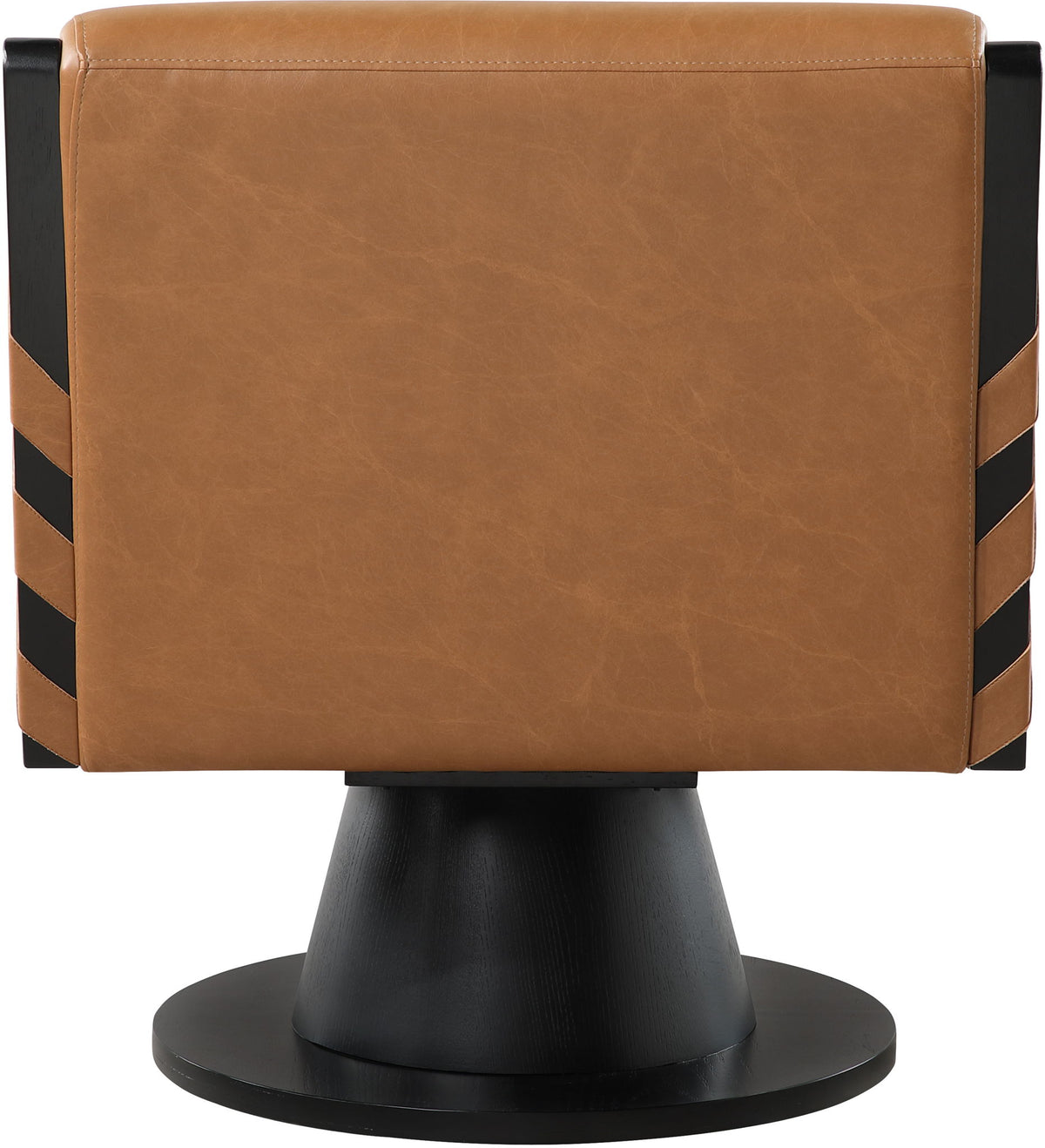 Millwin - Swivel Accent Chair With Black Base