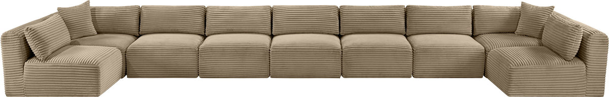 Shaggy - Fabric 9 Piece Modular Sectional