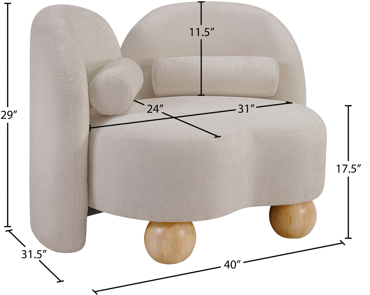 Daphne - Chenille Chair