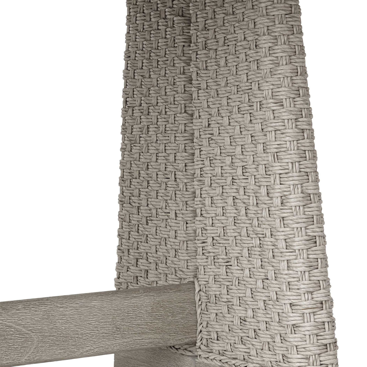 Harbor - Herringbone Indoor-Outdoor Dining Table - Brown
