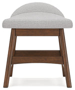 Lyncott - 3 Pc. - Home Office Desk, Chair, Bookcase - Brown