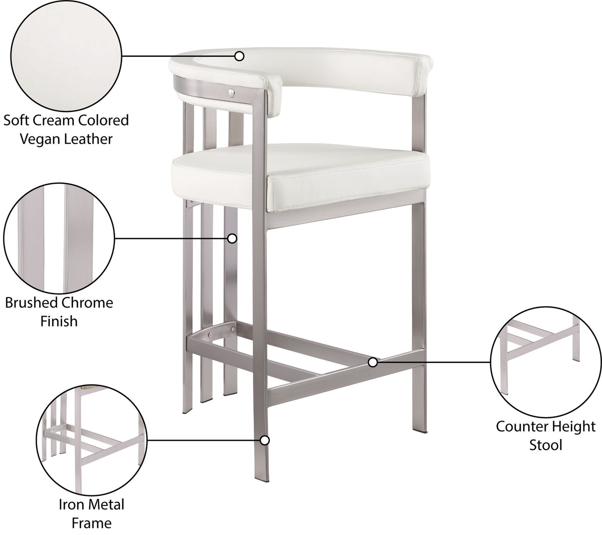 Marcello - Counter Stool (Set of 2)