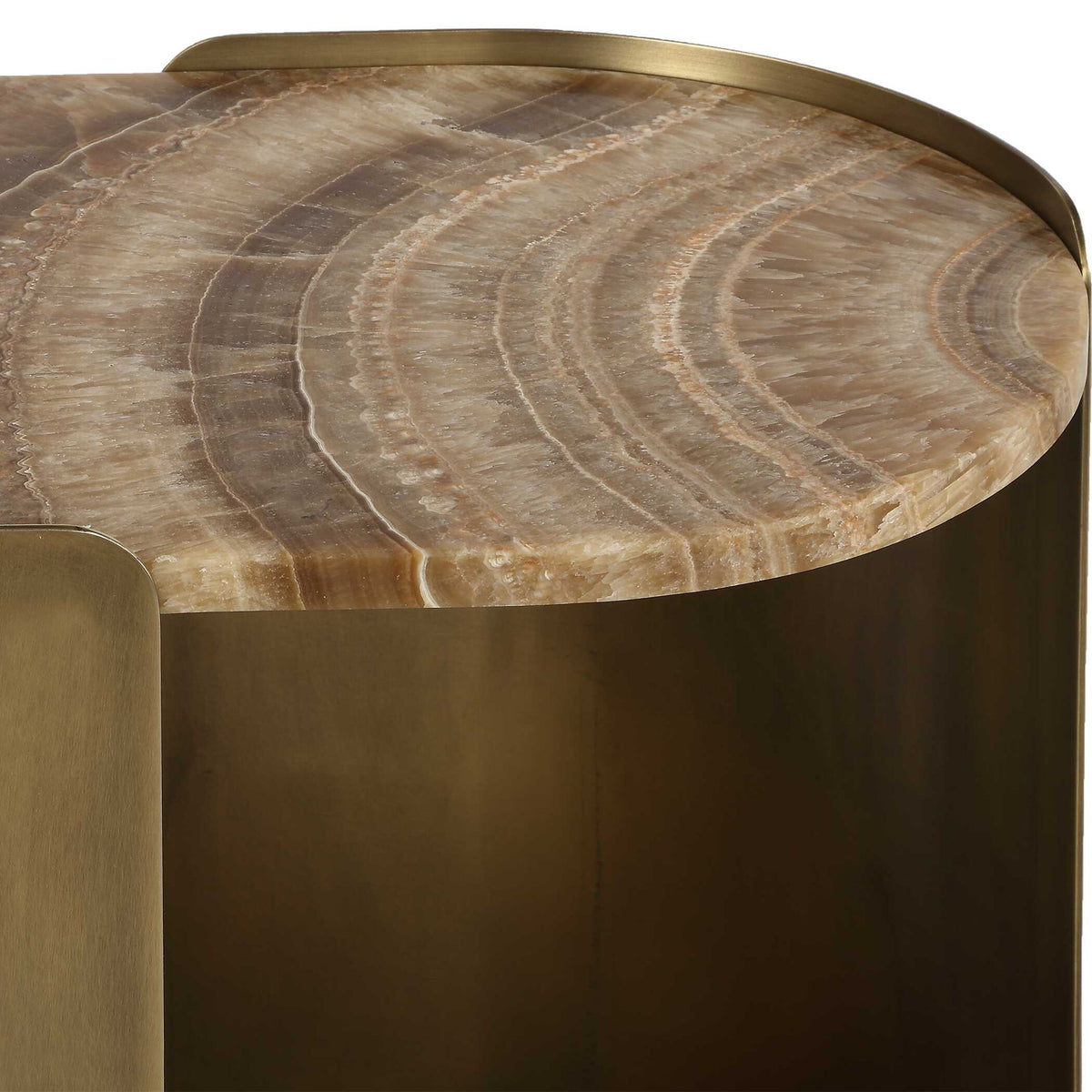 Lozenge - Accent Table - Brown