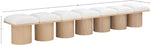 Pavilion - 7 Piece Modular Bench With Natural Base