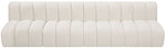 Arc - Boucle Fabric 4 Seats Modular Sofa