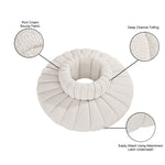 Arc - Boucle Fabric 8 Piece Round Modular Sofa