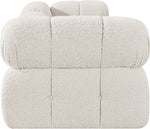 Ames - 3 Piece Boucle Modular Sofa With 1 Backless Seat