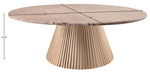 Cindra - Genuine Marble Top And Iron Base Table