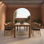 Evora - Outdoor Eucalyptus Rectangular Dining Table by VIG Furniture - View 11