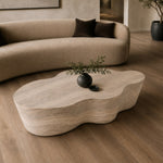 Meru - Modern Faux Travertine Concrete Coffee Table by VIG Furniture - View 8