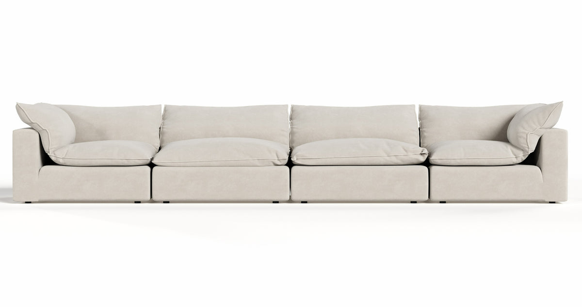 Garman - Modern Light Grey Modular Sectional Sofa-4-Piece Sectional by VIG Furniture - View 1