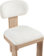 Timbra - Linen Textured Fabric Upholstered Dining Chair (Set of 2) - Natural Base