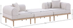 Laguna - 3 Piece 106.5" Outdoor Patio Modular Sofa With Backless Seat