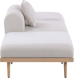 Laguna - 3 Piece Resilient Water Resistant Fabric Outdoor Patio Armless Modular Sofa