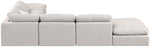 Indulge - Linen 6 Piece Modular Armless Sectional