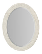 Serenity - Amelia Oval Mirror - White