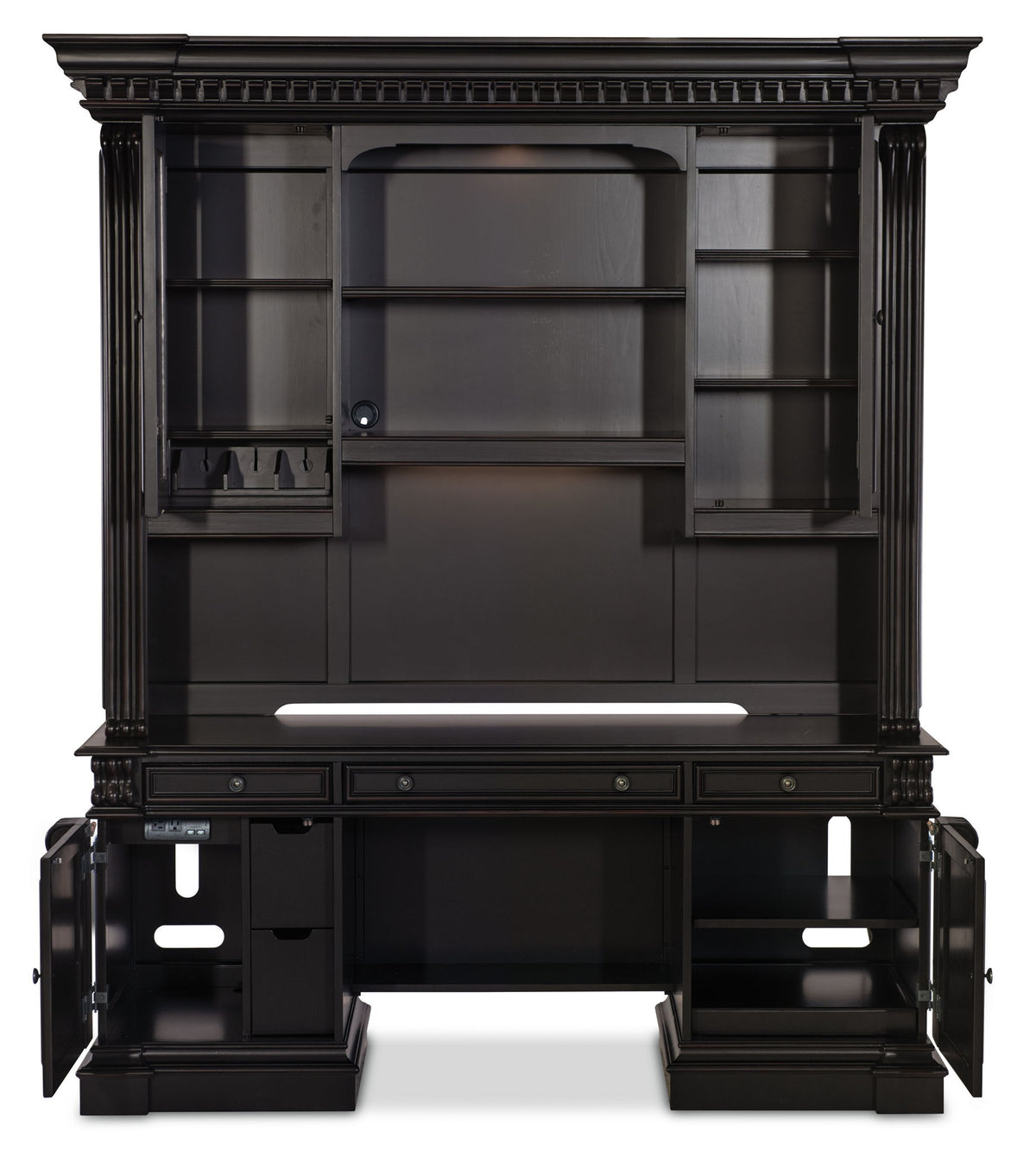 Telluride - Computer Credenza - Black