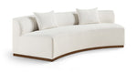 Avanti - 104" Chenille Fabric Upholstered Sofa