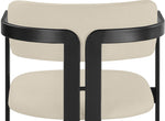 Aurum - Vegan Leather Upholstered Counter Stool With Graphite Black Base