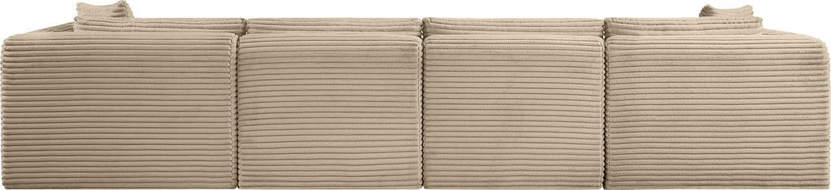 Shaggy - Fabric 4 Seat Modular Sofa