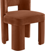 Zuno - Velvet Performance Fabric Upholstered Dining Chair (Set of 2)