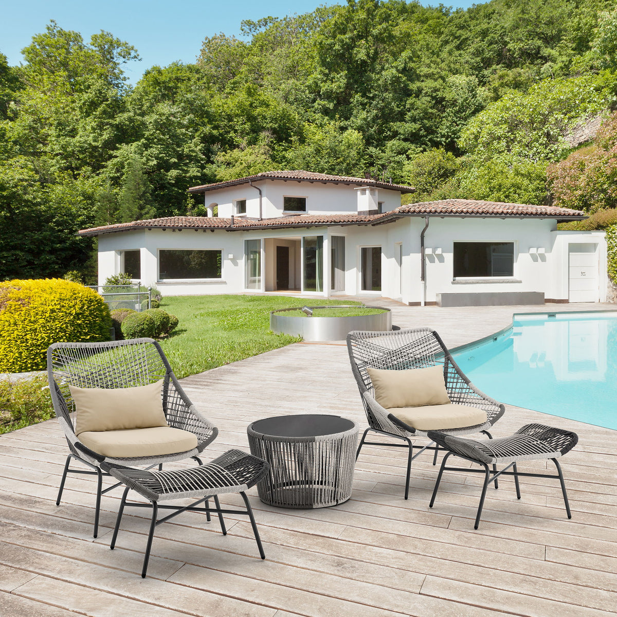 Manhattan Ashland - 5-Piece Conversation Set