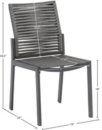 Maldives - Rope Outdoor Patio Dining Side Chair (Set of 2)