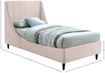 Eva - Velvet Bed