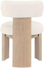 Atelier - Vegan Leather Upholstered Dining Chair (Set of 2) - Painted Natural Frame