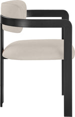 Aurum - Vegan Leather Upholstered Dining Chair (Set of 2) - Taupe