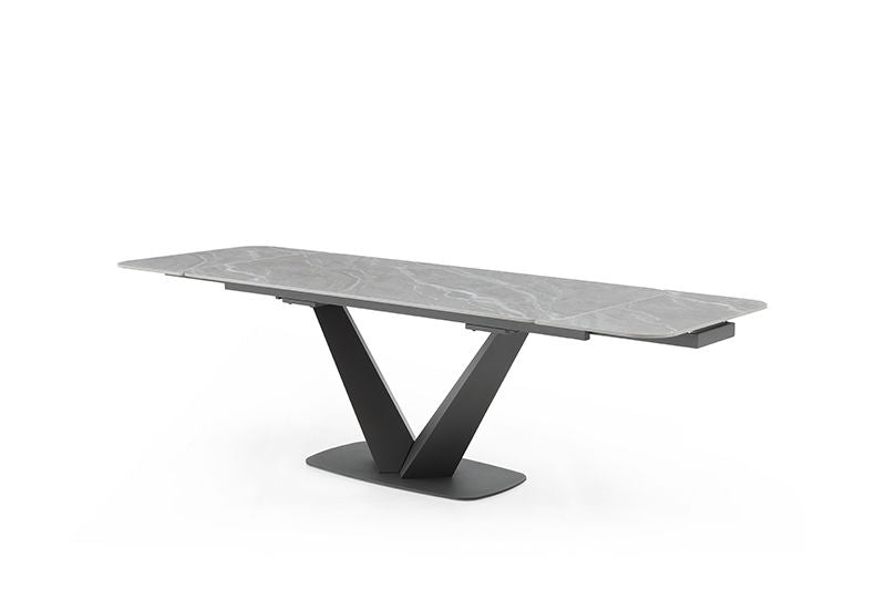 Cloud - Dining Table - Gray / Black