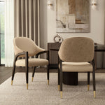 Manhattan Collette - Wood Upholstered Armchair