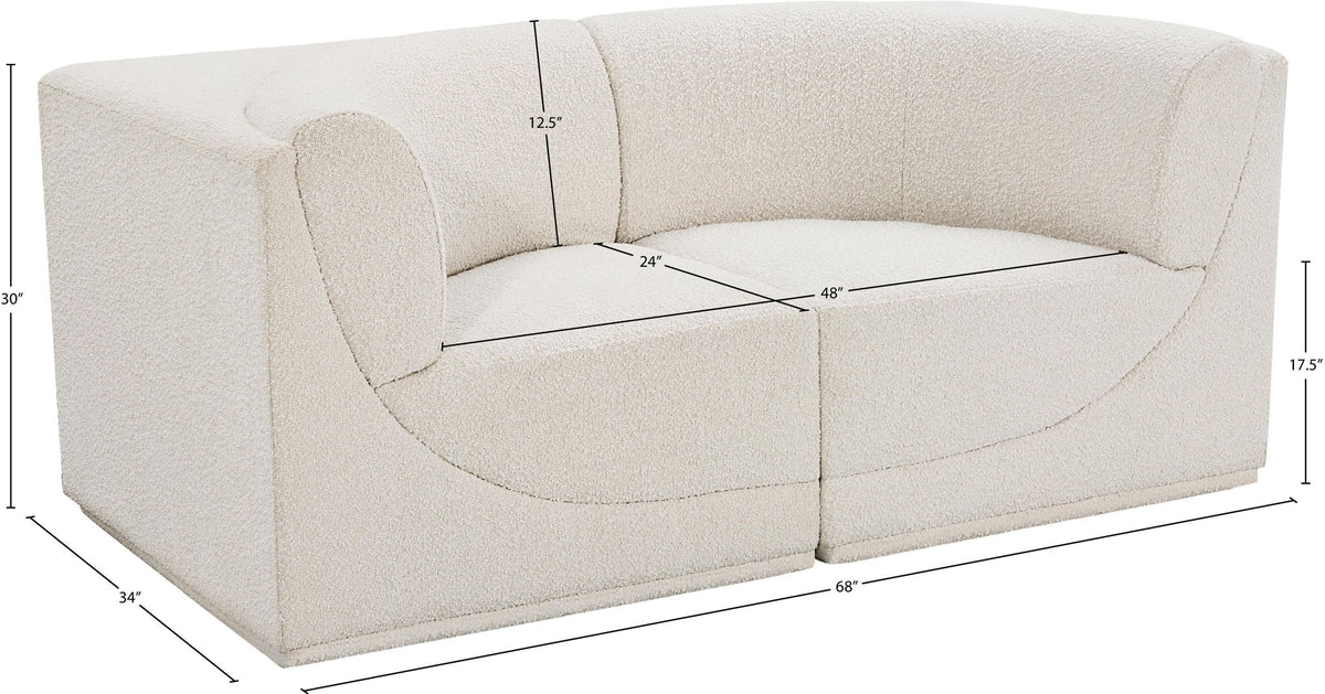Ollie - 2 Seat Modular Sofa